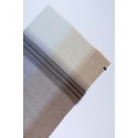 Ombre alpakos-šilko šalis, smėlio-mėlynos spalvos