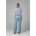 Megzta polo palaidinė Kantu, žydros spalvos