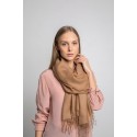 Kupranugario spalvos alpakos - šilko šalikas