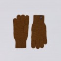 Alpakos vilnos unisex pirštinės Azucena, garstyčių spalvos