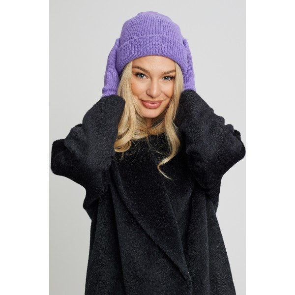 Violetinės spalvos unisex kepurė Arlin