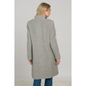 Alpakos vilnos paltas Somar, pilkos spalvos