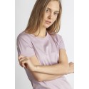 Merserizuotos medvilnės marškinėliai Melissa, alyvinės spalvos